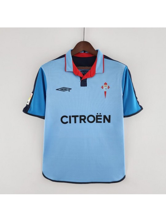 Camiseta Retro Celta De Vigo Primera Equipación 02/04