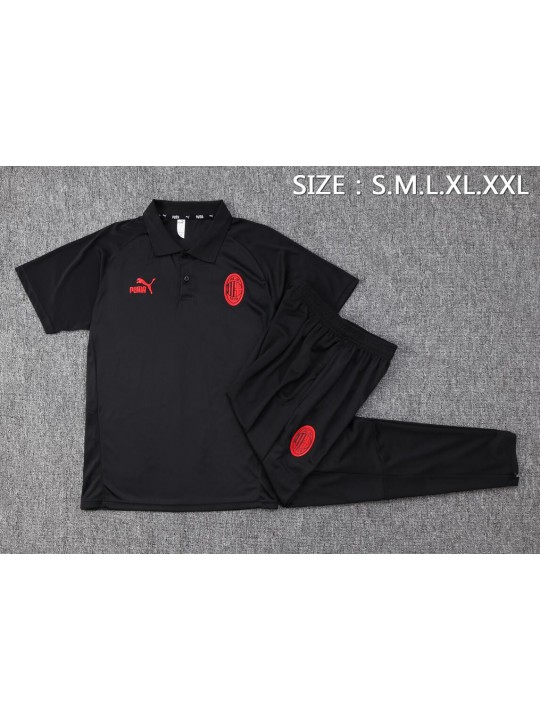 POLO AC Milan 2023/2024 Negro