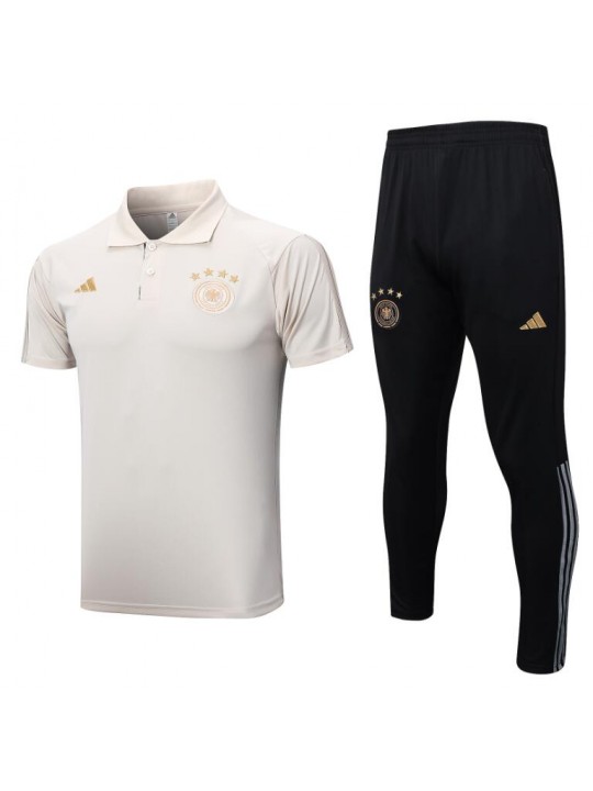 Polo Alemania Pre-Match Beige 22/23