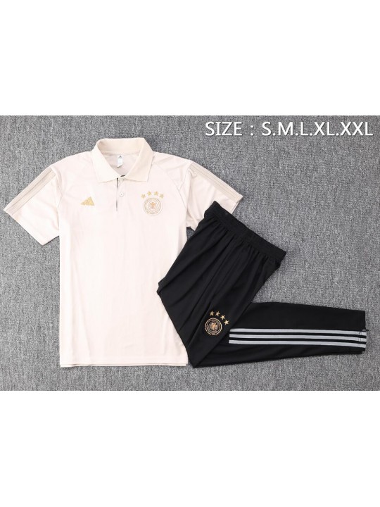 Polo Alemania Pre-Match Beige 22/23