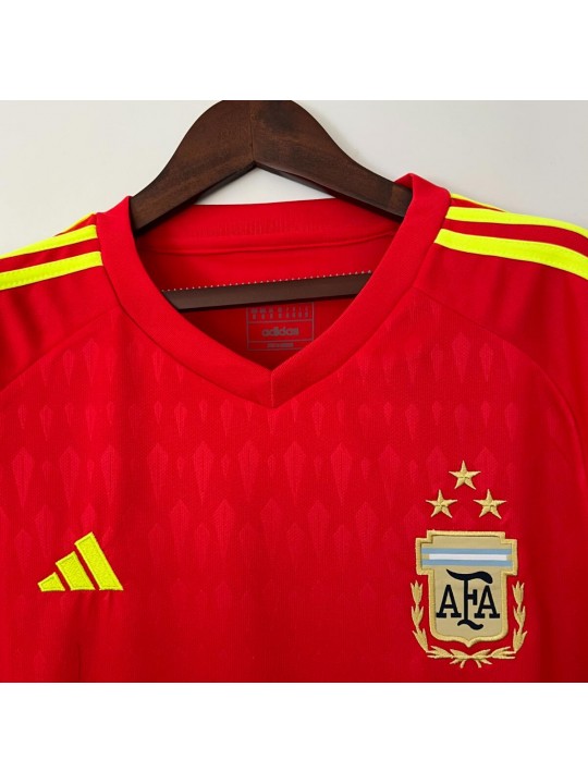 Camiseta Argentina Portera 3 Estrellas Roja