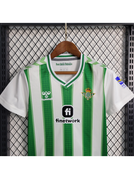 CAMISETA REAL BETIS PRIMERA EQUIPACIÓN 2023 2024 NIÑO