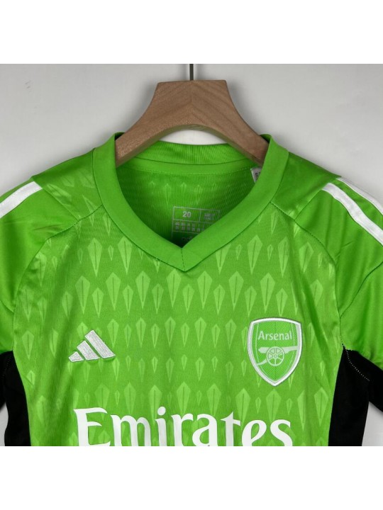 Camiseta Arsenal Cf Portero Verde Niño 23/24