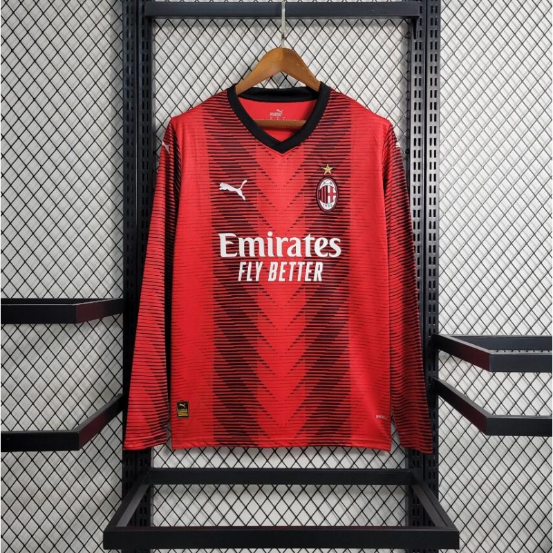 Camiseta Fc AC Milan Primera Equipación 23/24 ML