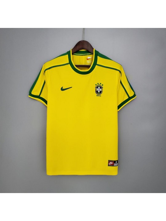 Camiseta Brasil Retro Primera Equipación 1998