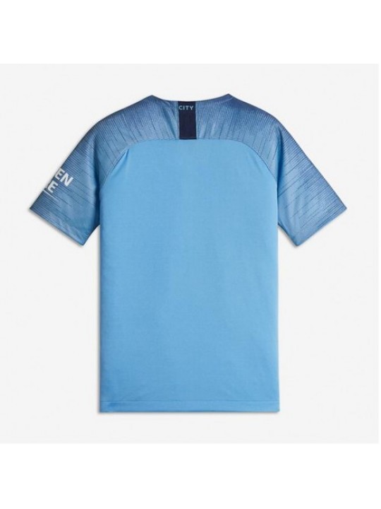 Camiseta 1a Equipación Manchester City 18-19 Niños