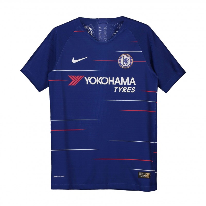 Camiseta Vapor Match de la equipación local del Chelsea 2018-19 para niños