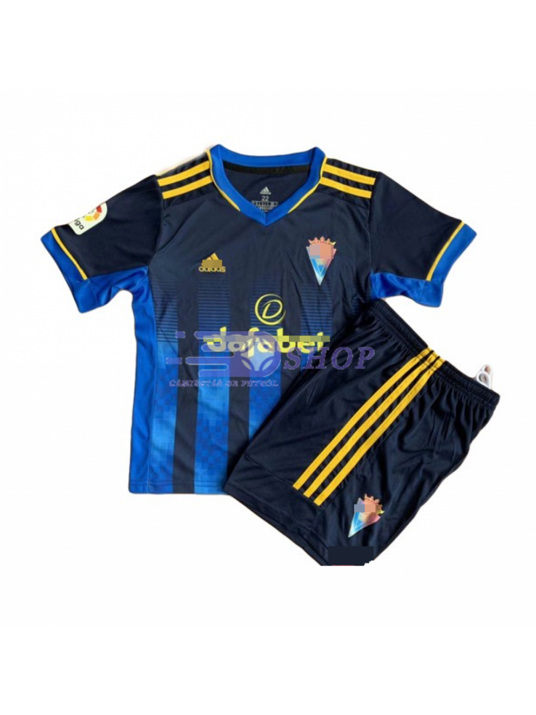 Camiseta Cadiz CF 2ª 2020/2021 Niño Kit