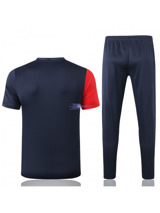 Camiseta de Entrenamiento Francia 2020/2021 Kit Negro Royado
