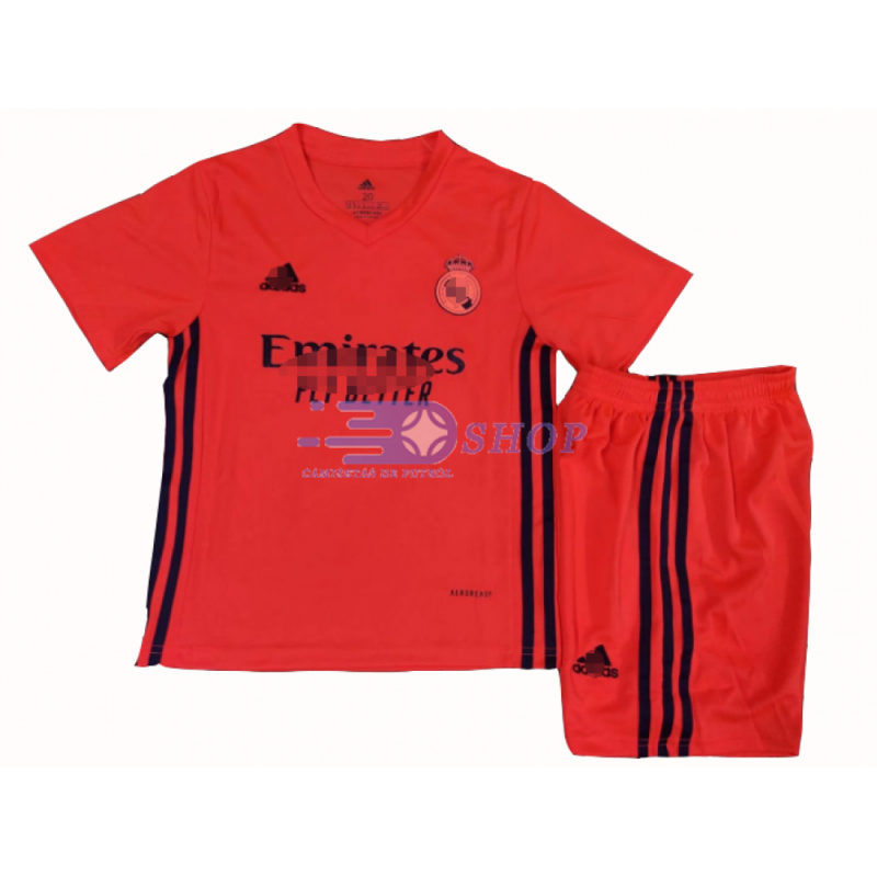 Camiseta de Portero Madrid 2020/2021 Rojo Niño kit