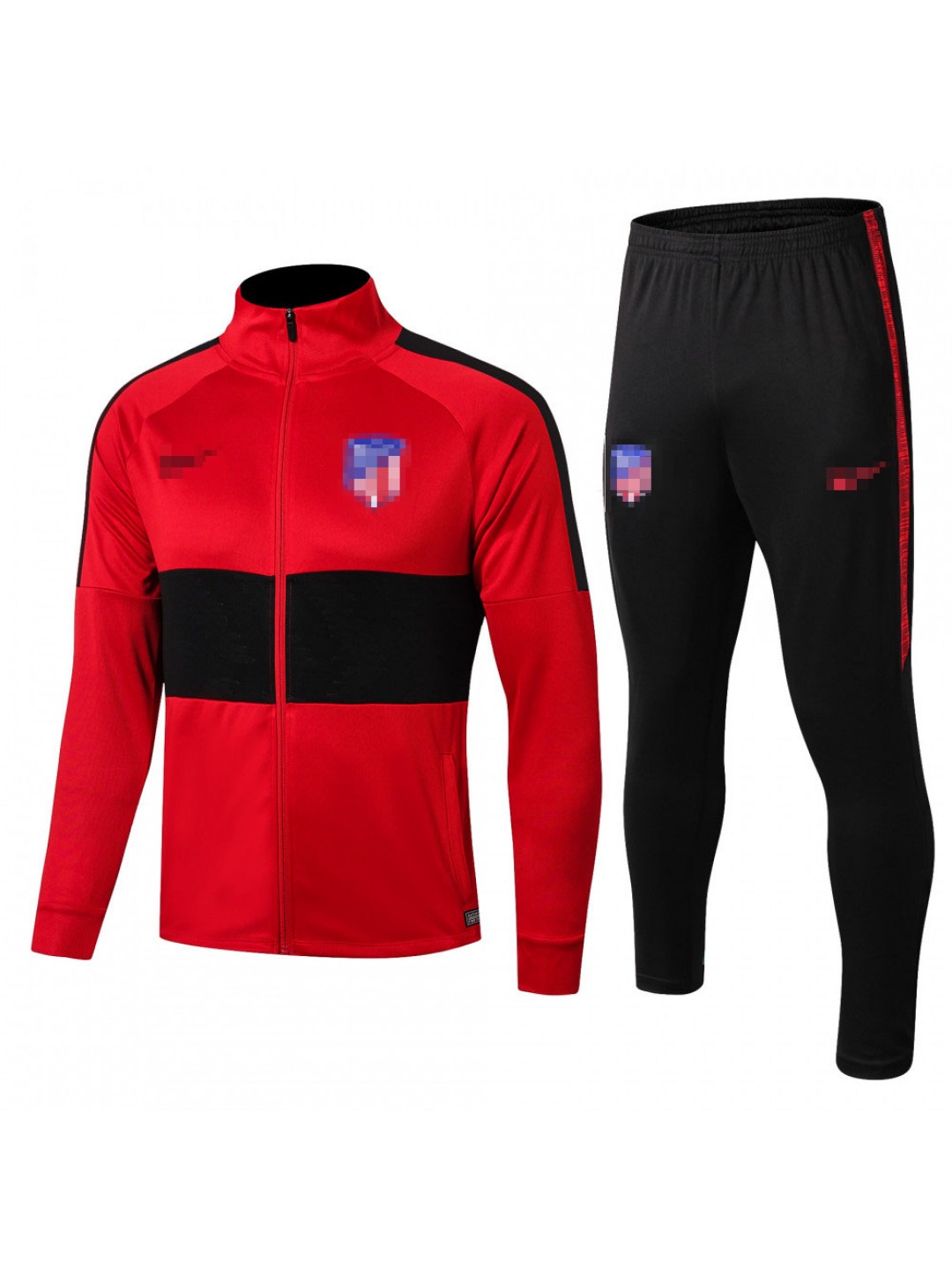 Atlético 2019/2020 Kit Cuello Alto Rojo/Negro