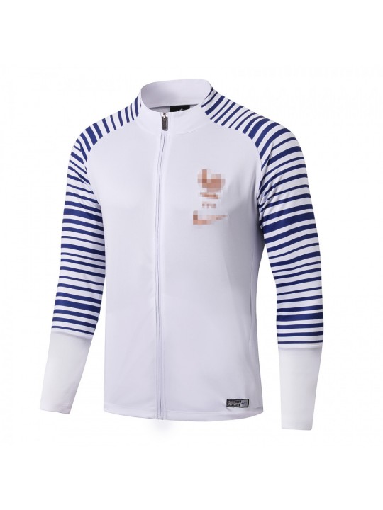 Chaqueta Francia 2019/2020 Blanco Rayado