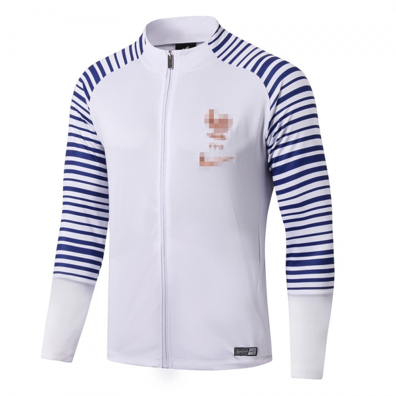 Chaqueta Francia 2019/2020 Blanco Rayado