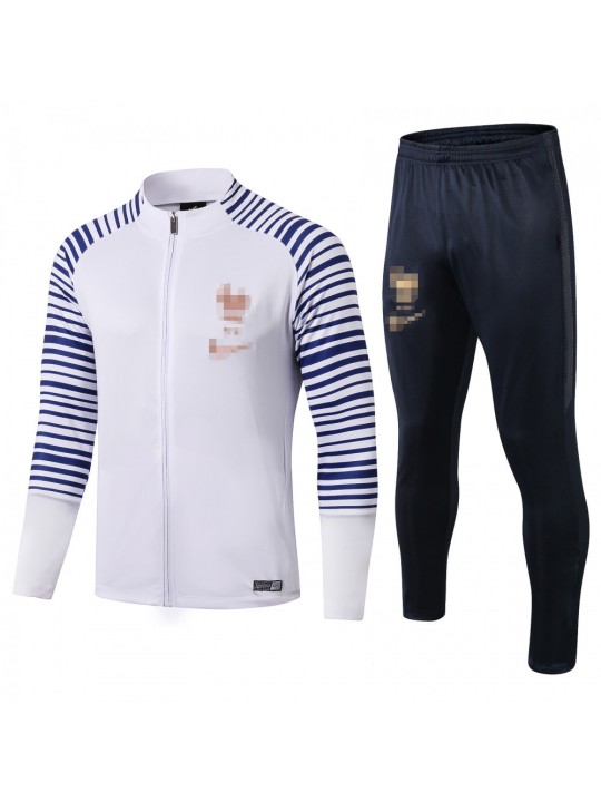 Chaqueta Francia 2019/2020 Blanco Rayado
