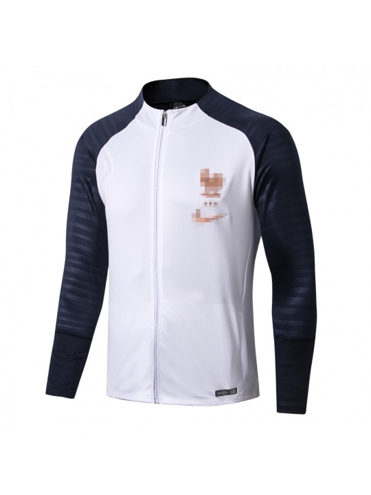 Chaqueta Francia 2019/2020 Cuello Alto Blanco