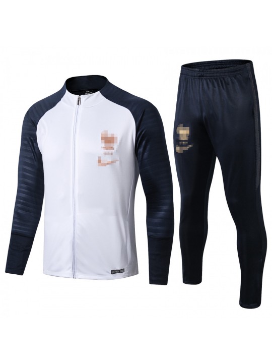 Chaqueta Francia 2019/2020 Cuello Alto Blanco