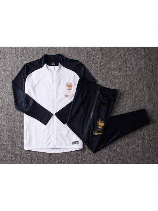 Chaqueta Francia 2019/2020 Cuello Alto Blanco