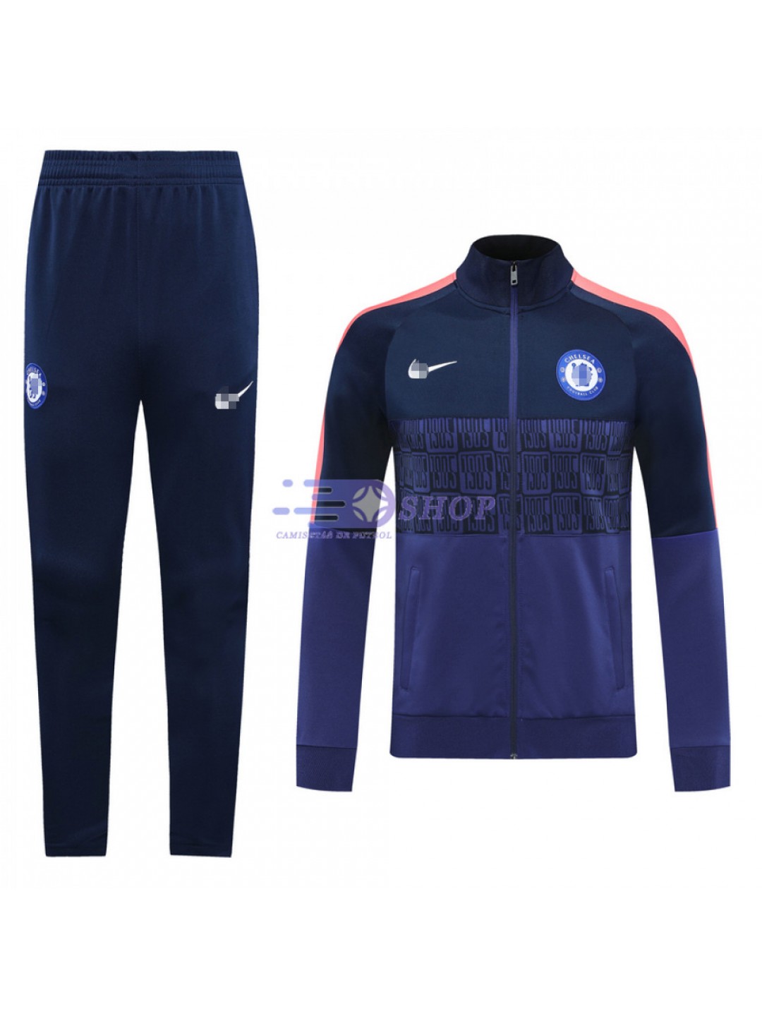 Chandal Chelsea FC 2020/2021 Azul Marino/Rosa