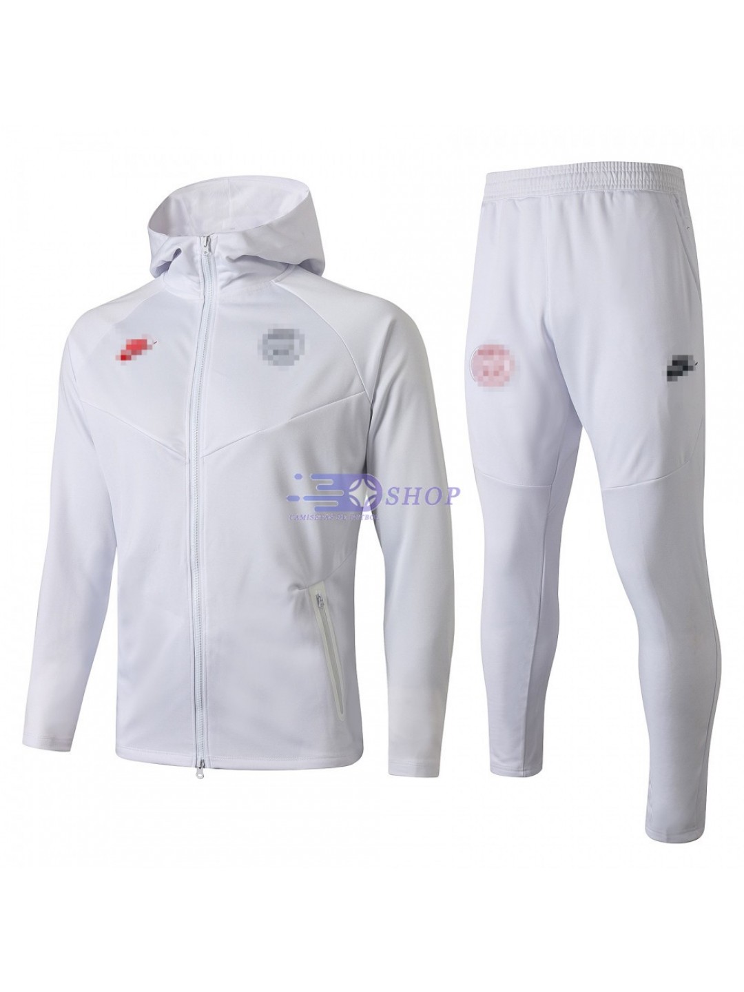Chándal PSG 2019/2020 Con Capucha Blanco