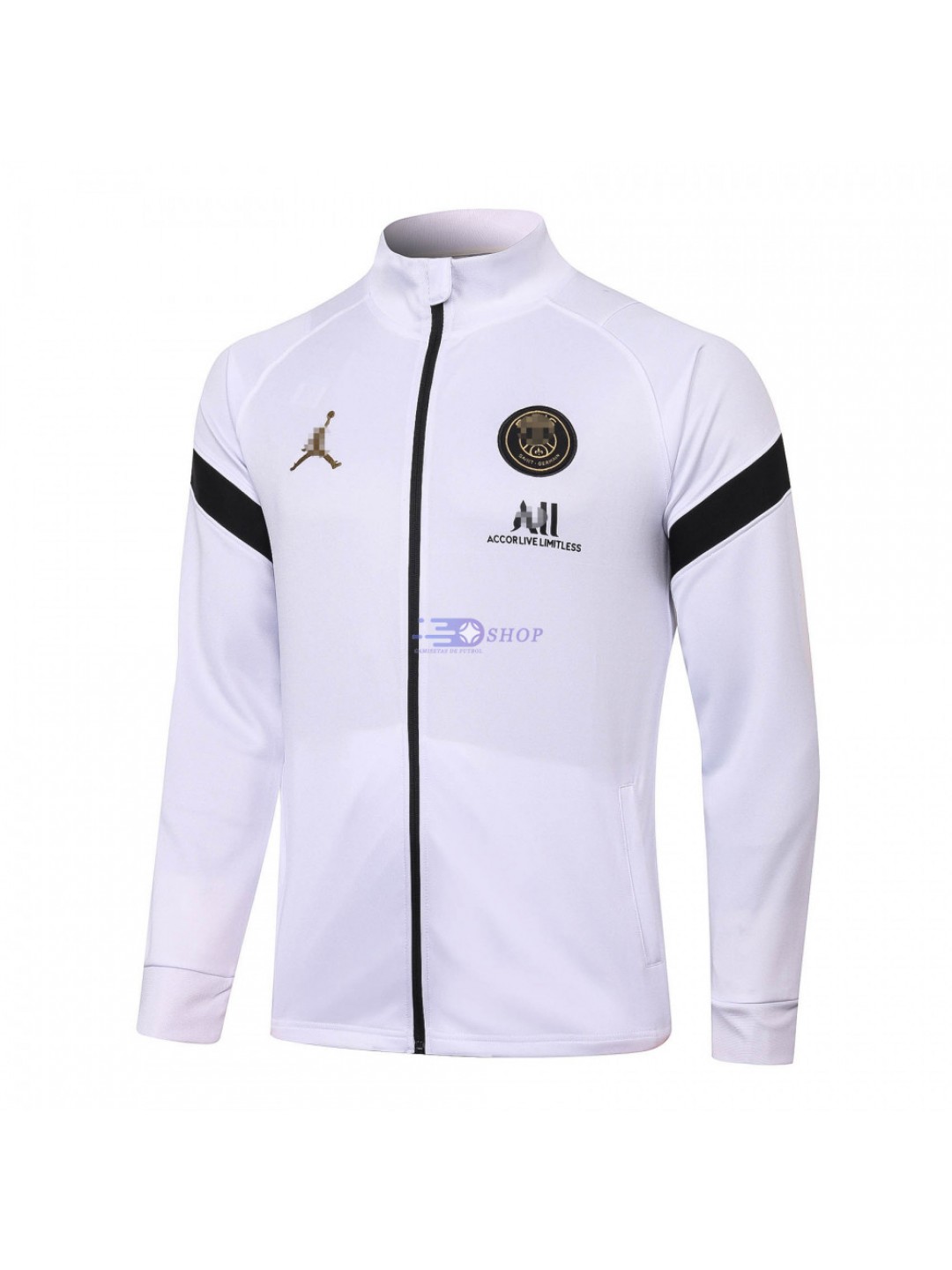 Chaqueta PSG 2020/2021 Jordan Blanco Marca Oro