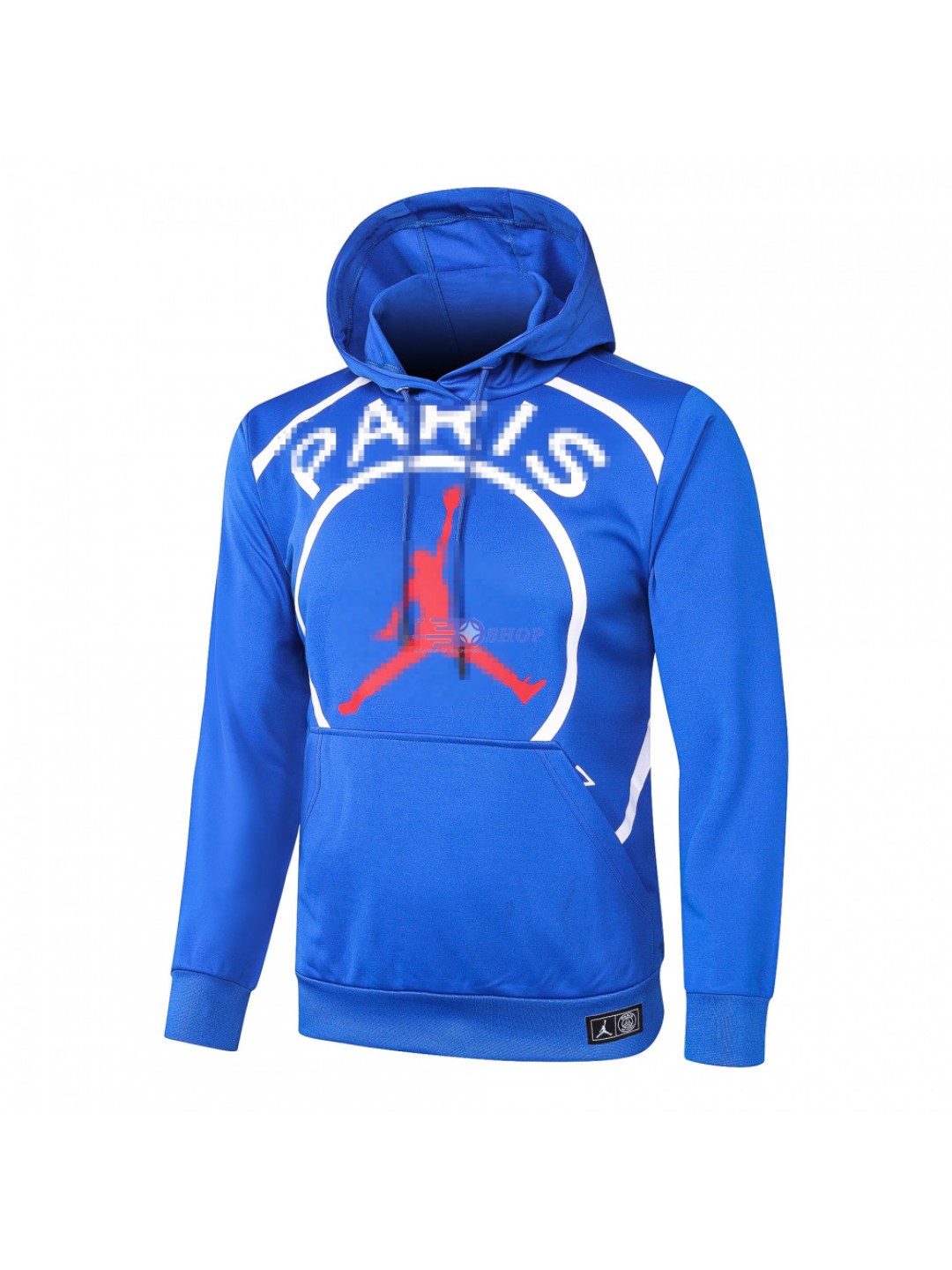 Sudadera PSG 2020/2021 Jordan Con Capucha Azul Logo Grande