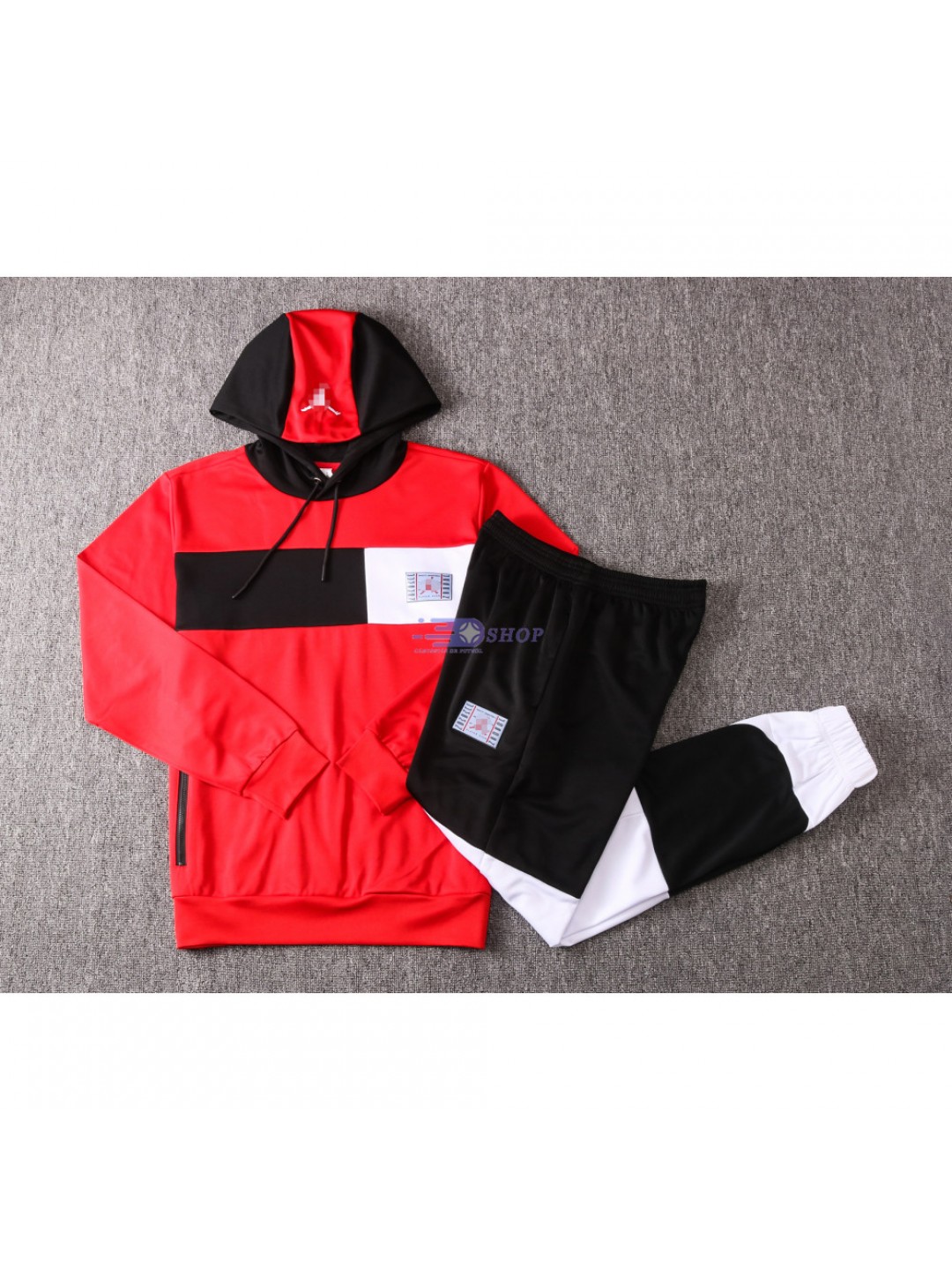 Sudadera PSG 2020/2021 Jordan Con Capucha Rojo/Negro/Blanco