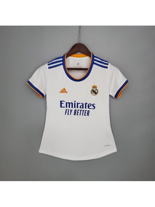 Camiseta Real Madrid Hombre Primera Equipación Blanca Mujer