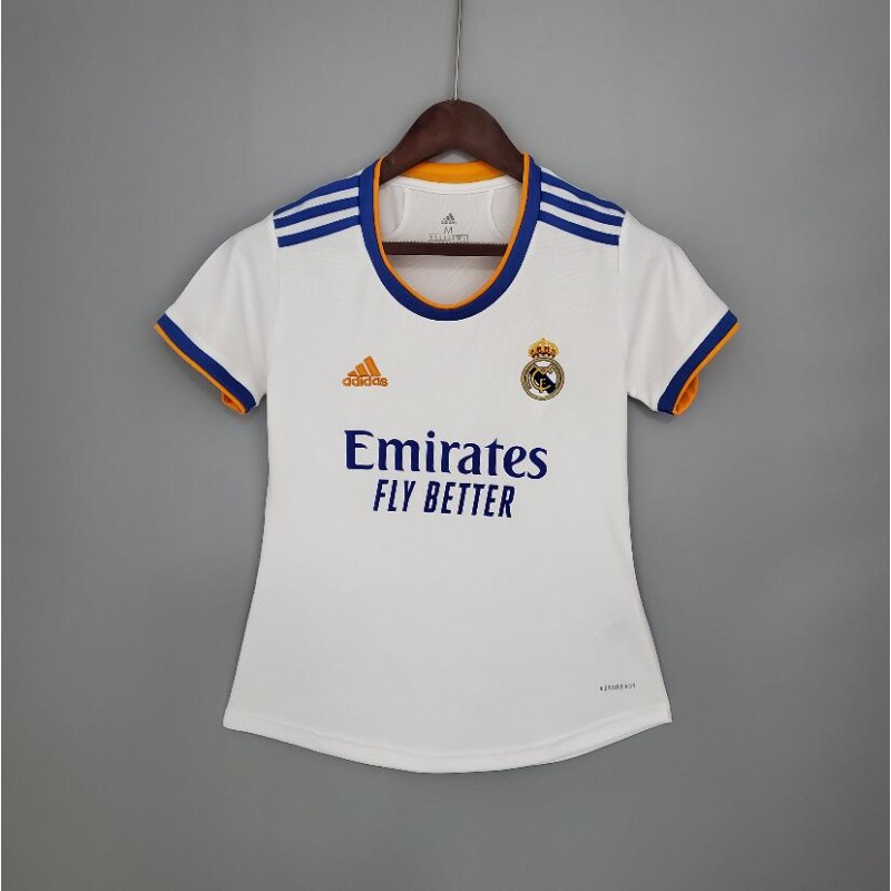 Camiseta Real Madrid Hombre Primera Equipación Blanca Mujer