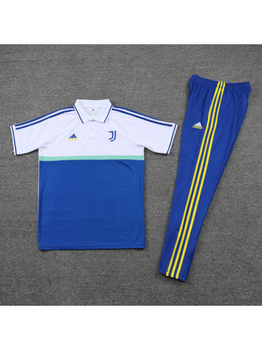 POLO Juventus KIT Azul y blanca